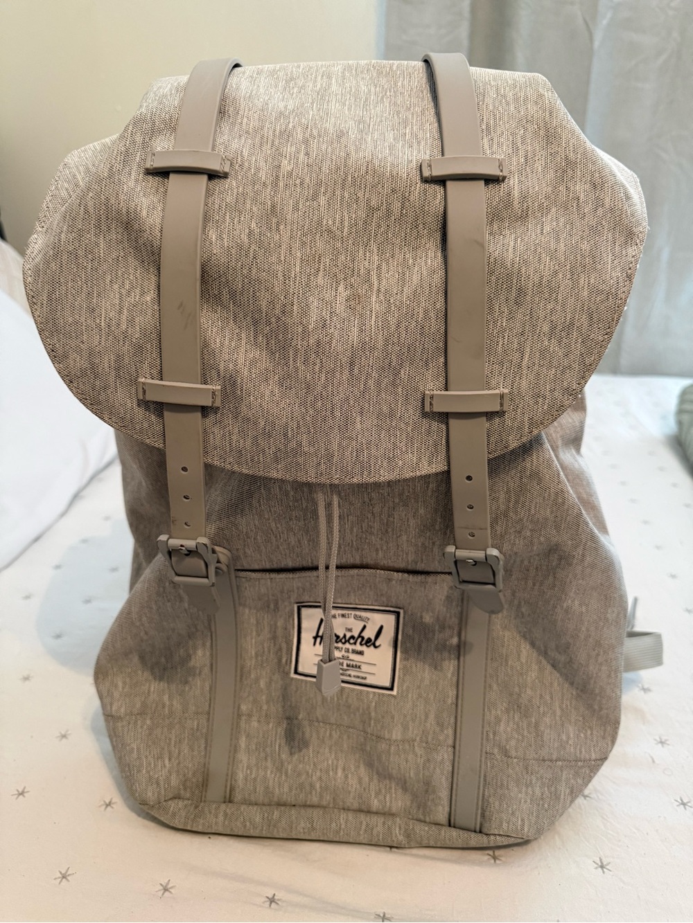 Herschel Supply Company Heather Gray Retreat Backpack